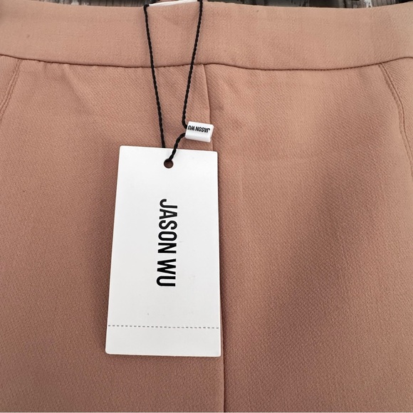 Jason Wu Side Ankle Slit Pants, pants, Tan / khaki color, Large ($290 Retail) - Picture 12 of 15